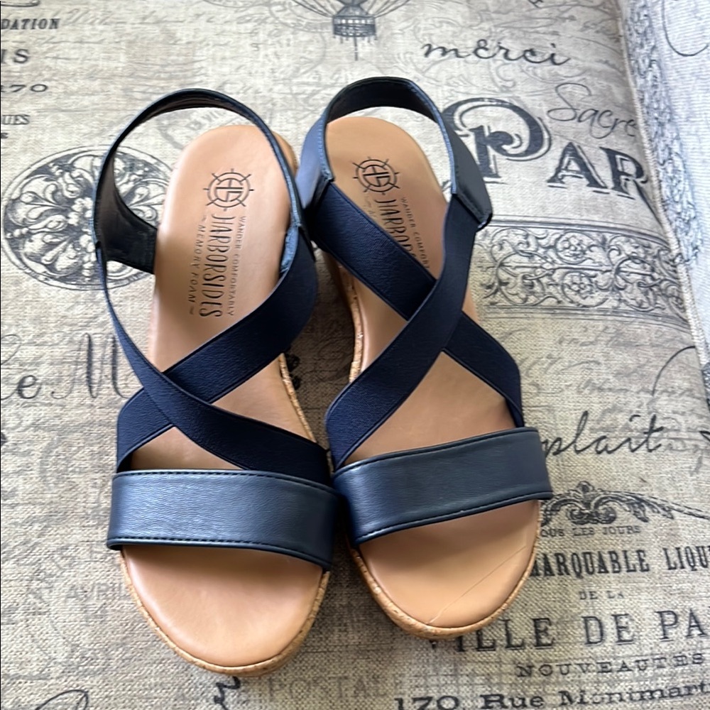 Harborside Women's navy Sandals